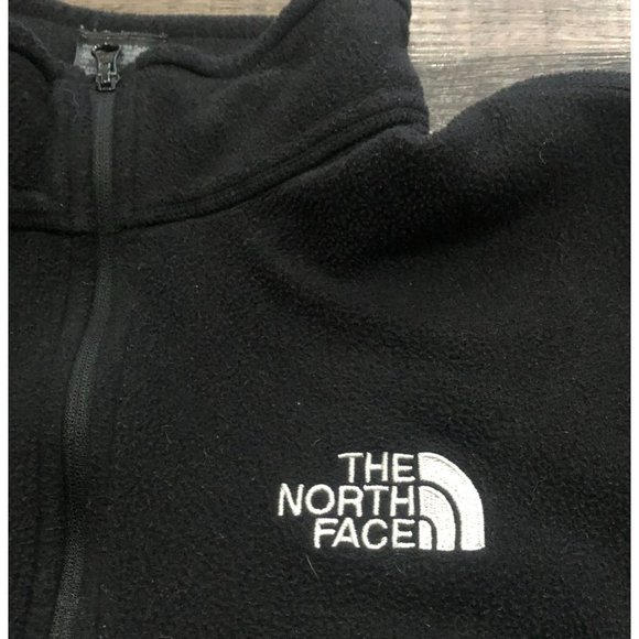 The North Face Mens Medium Black 1/4 Zip Fleece Pullover - Picture 2 of 7